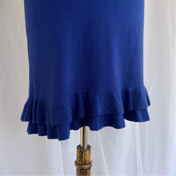 Lilly Pulitzer wool Helena sweater dress royal blue medium - Picture 6 of 16